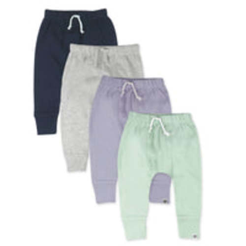 4-Pack Organic Cotton Honest Pants (3-6M)