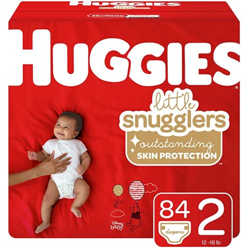Huggies Little Snugglers Diapers, Size 2, 84 Ct - Size 2 (84 Count)