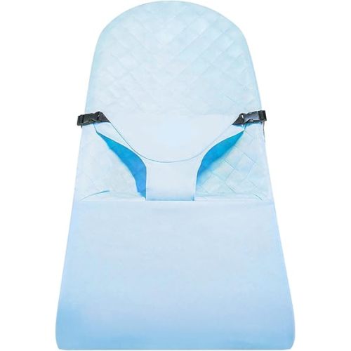 Fabric Seat for Bouncer, Replacement Cover for Baby Bjorn Bouncer Bliss, Soft Breathable Machine Washable (Blue, Cover Only)