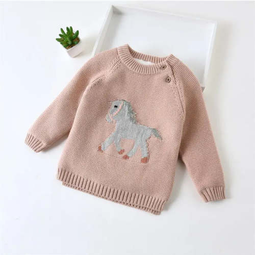 gwenny horse sweater (blush pink) – Bridle Up Hope Shop