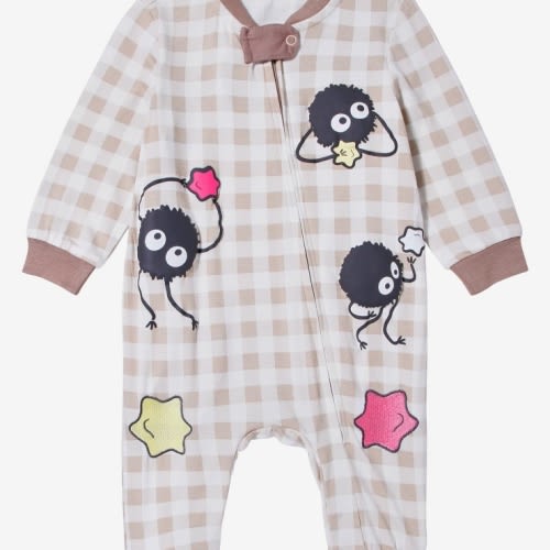Studio Ghibli Spirited Away Soot Sprites Zippered Infant One-Piece | BoxLunch