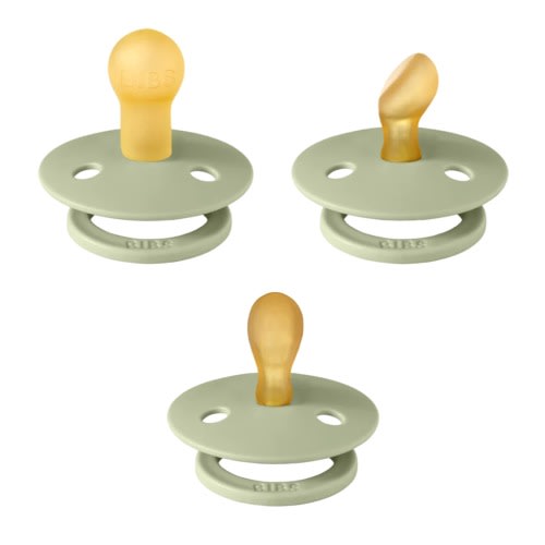 Bibs Try-It Collection 3 Pack 0-6m - Sage (Size 1) - Clement