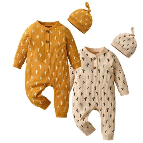 Newborn Infant Baby Boy Long Sleeve Romper Clothes One Piece Jumpsuit with Headband Outfits ( Newborn)
