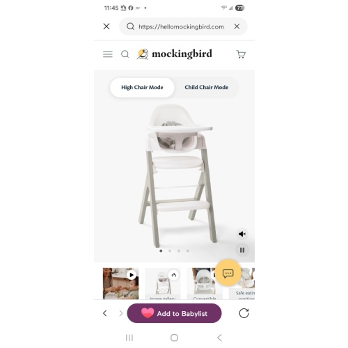 Mockingbird High Chair