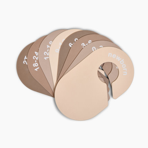 Sprucely 8 Piece Closet Dividers - Oat