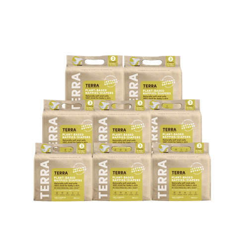 Terra Size 3 Diapers Case | Plant-Based Diapers