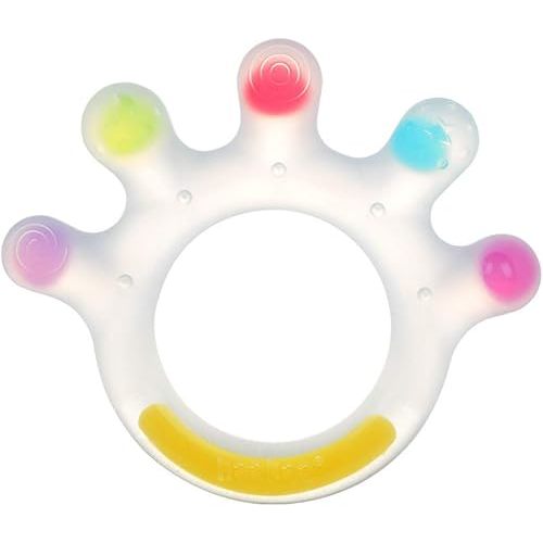Haakaa Dinky Digits Palm Teether, Baby Teething Toys, Food Grade Silicone Teethers for Babies 0-6 Months/6-12 Months, BPA Free Teething Relief Baby Chew Toys