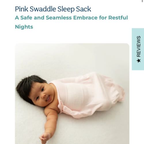 Pink Swaddle Sleep Sack – Swaddelini