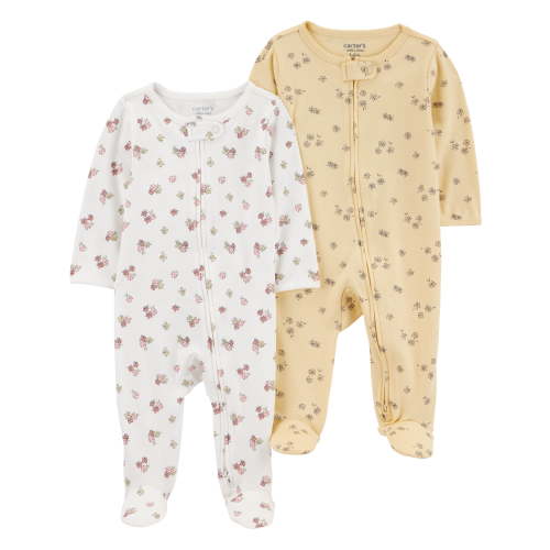 Carter's Child of Mine Baby Sleep N Play, 2-Pack, Sizes Preemie-6/9 Months
