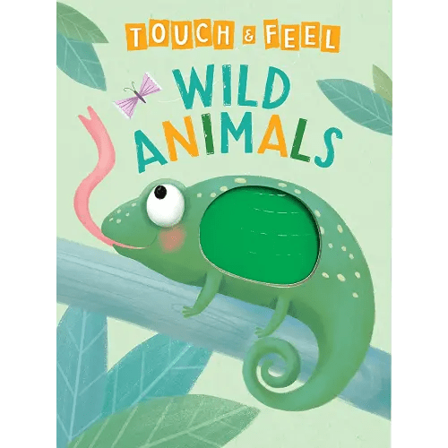 Wild Animals: A Touch and Feel Book - Children's Board Book - Educational