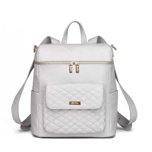 Signature Diaper Bag Stone Grey