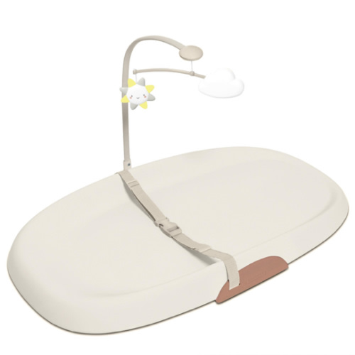 Skip Hop Nursery Style Wipe-Clean Changing Pad - Oat