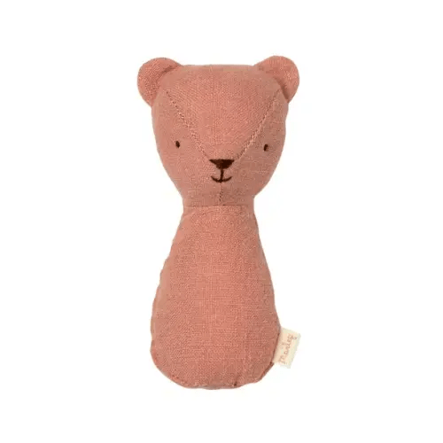 null Teddy Rattles - Old Rose by Janie and Jack