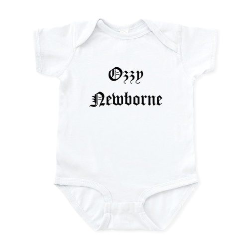 CafePress Infant Creeper Ozzy Newborne Cute Infant Bodysuit Baby Romper Cloud White