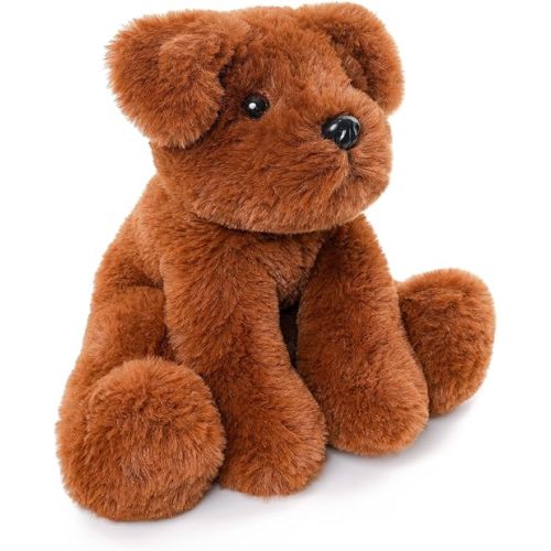Chocolate Labs Labrador Stuffed Animals, Stuffed Puppies, Retrievers Dog Plush Toys for Kids Boys Girls Birthday Bedtime Gifts, 7.9 inches, Brown Chocolate