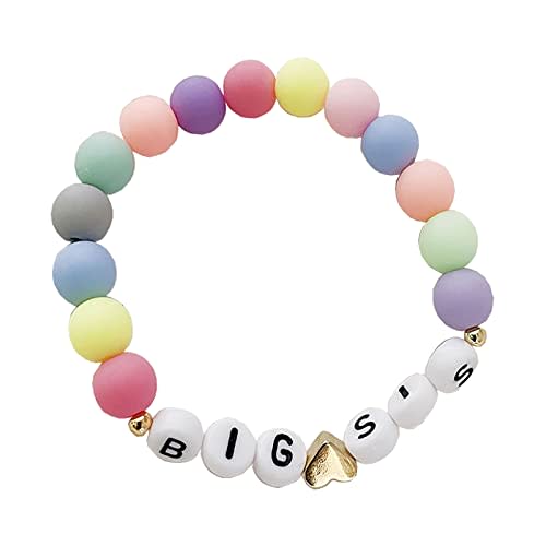 Sister's Big Bracelet Gift, Little Girls' Sister Jewelry