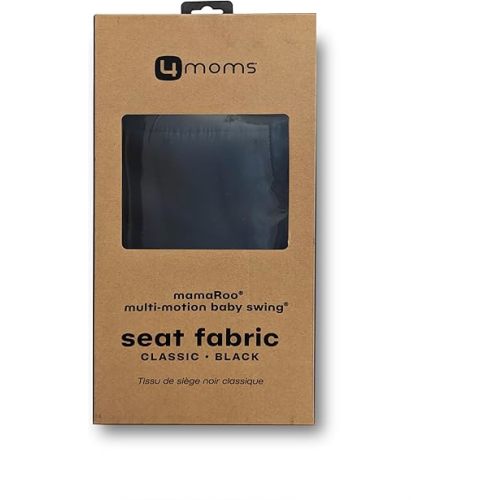 4moms Extra Seat Fabric, MamaRoo Baby Swing, Model 1046, Black Classic