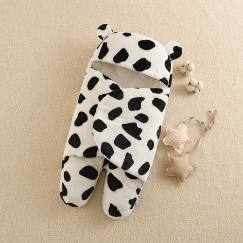 LSLJS Newborn Baby Boy Girl Cute Print Flannel Receiving Sleeping Blanket Wrap Swaddle, Baby Swaddle