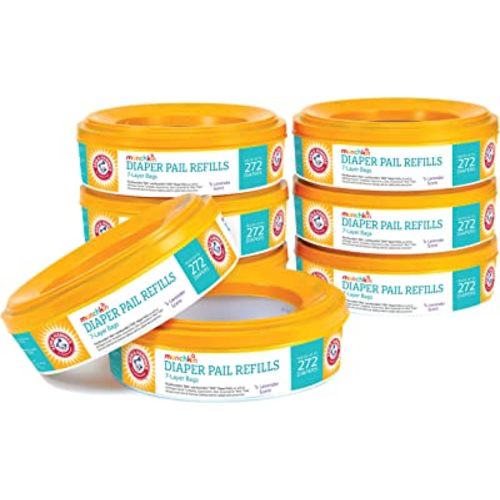 Munchkin® Arm & Hammer Diaper Pail Refill Rings, 2,176 Count, 8 Pack (272 Count each)