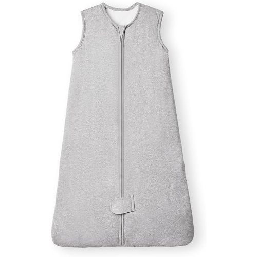 TotAha Toddler Sleep Sack 1.0 TOG for 2T-3T-4T, Soft Wearable Blanket Baby Sleep Bag with 2-Way Safe Zippers,Premium Winter Extra Large Sleeping Sacks, Grey