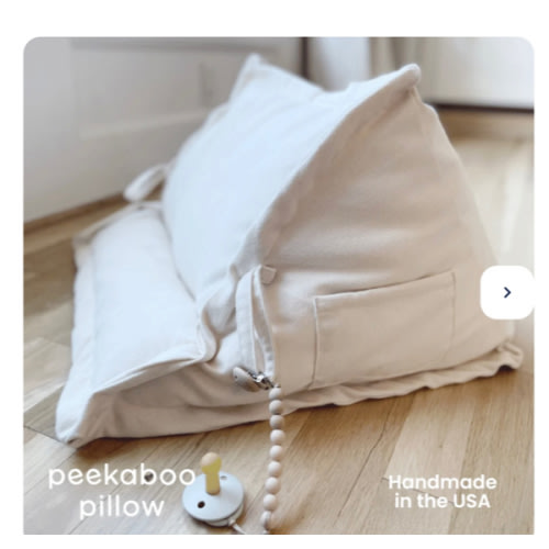 Peekaboo Pillow™ Official Site - Organic Infant Lap Pillow