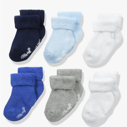Little Me baby-boys Baby Boys' 6 Pack SocksBaby Boy Socks