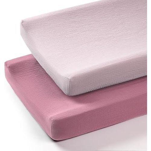 Termichy Muslin Changing Pad Covers: Baby Diaper Changing Table Covers - Changing Pad Sheets for Boys Girls