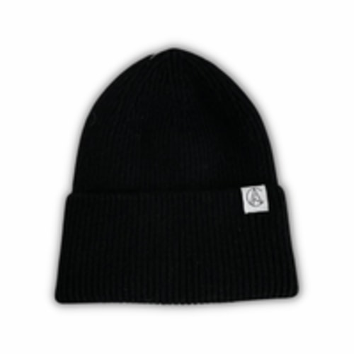 Black Flat Knit Beanie – Aarin & Co.