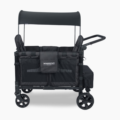 WonderFold Wagon W2 Elite Pro Stroller Wagon - Jet Black