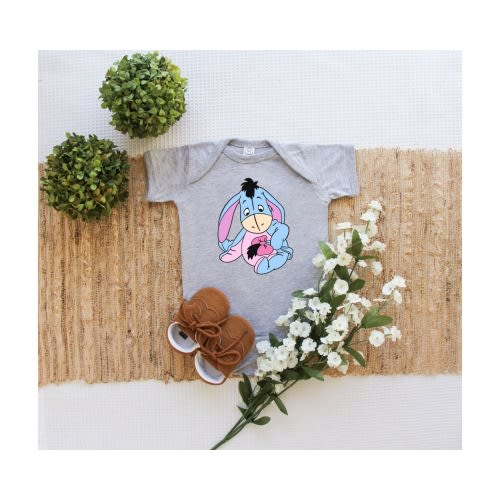 Baby Eeyore Infant Bodysuit | Disney Winnie the Pooh | Eeyore Roo Piglet Pooh Bear | Minnie Mickey Mouse