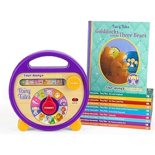Fairy Tales Take Along Storyteller: Interactive Electronic Music Player/Reader with 11 follow-along books (Children's Interactive Story and Song Carry Along Player With Books)