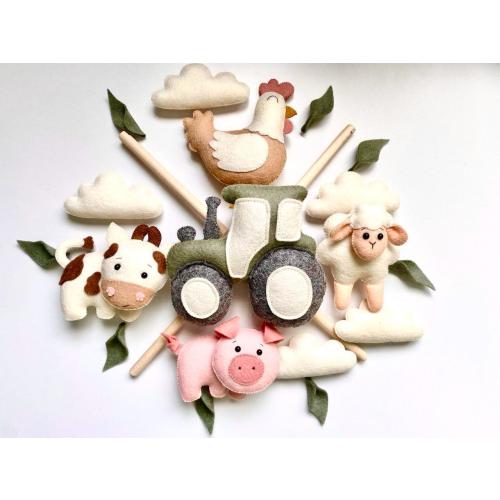 Crib baby mobile   farm nursery mobile   baby mobile   farm mobile nursery   crib mobile farm animal mobile