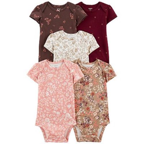 Baby Girl Carter's 5-Pack Short-Sleeve Bodysuits
