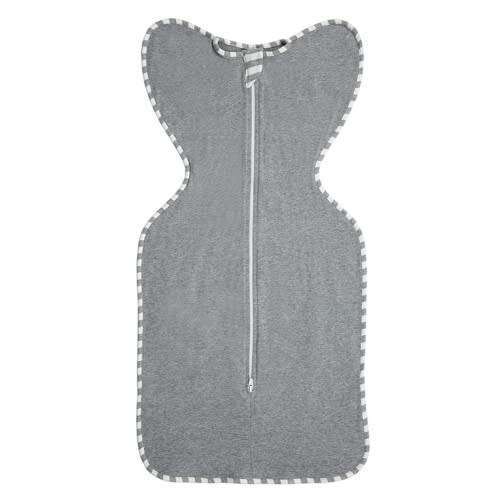 Love to Swaddle up, Gray, Small, 8-13 lbs., Dramatically Better Sleep, Allow Baby to Sleep in Their Preferred Arms up Position for Self-Soothing, Snug fit Calms Startle Reflex