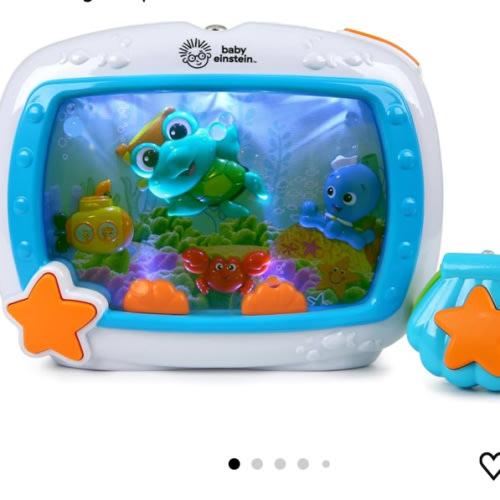 Baby Einstein Sea Dreams Soother Musical Crib Toy and Sound Machine, Newborn and up