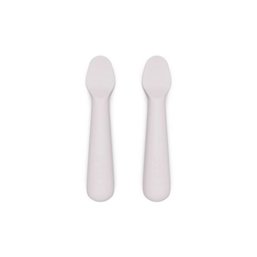 Lalo 2pk Silicone Baby Spoons - Blueberry