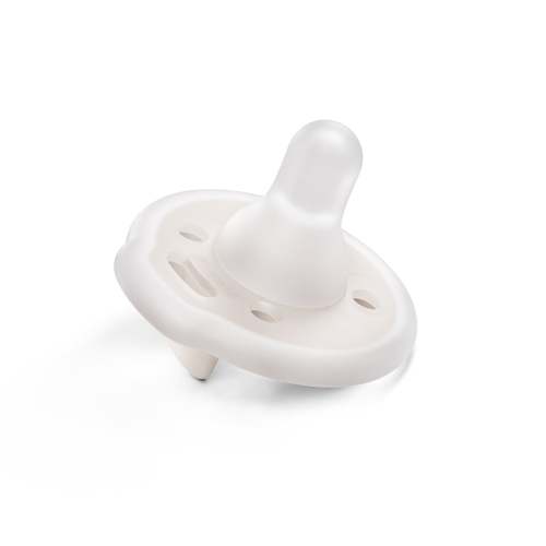 mōmi babypace® breast-like pacifier in multiple vibrant colors