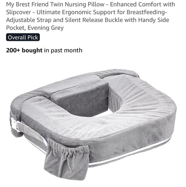 Twin Nursing Pillow
