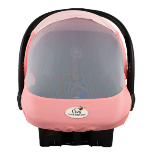 Open Box Lightweight Mesh Sun and Bug Infant Carrier Cover,