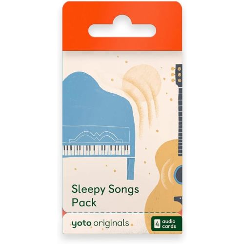 Yoto Sleepy Songs Pack – 4 Kids Musical Cards for Use with Player & Mini All-in-1 Audio Device, Educational & Screen-Free Listening with Relaxing Music for Naptime Bedtime & Winding Down