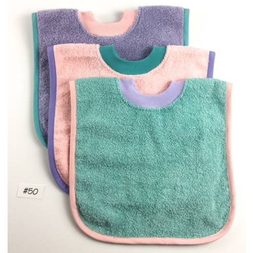 Pullover Baby to Toddler Bibs -- Set of Three -- Set 50
