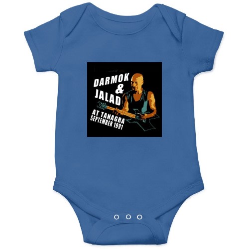Darmok and Jalad at Tanagra Onesies Kids's Short Sleeve Onesie 12M Royal sold by RyderDRubio | SKU 115054048 | Printerval