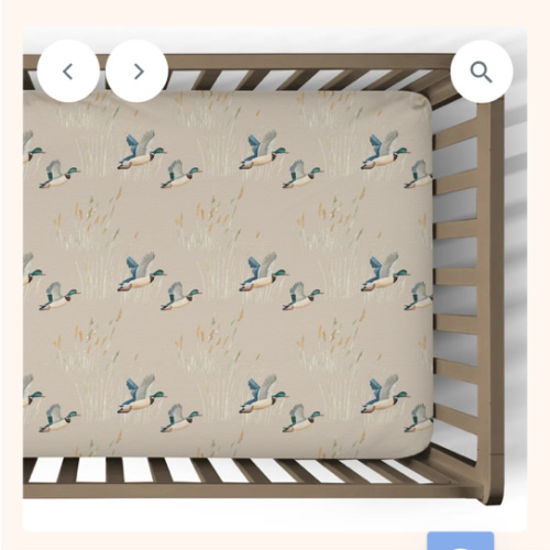 Crib Sheet | Marshland Ducks