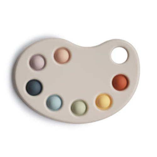 Mushie Paint Palette Press Baby Toy