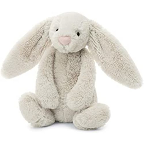 Jellycat Bashful Oatmeal Bunny Stuffed Animal, Medium 12 inches | Rabbit and Bunny Plush Toy | Classic Children's Gift