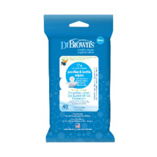 Dr. Brown's Pacifiers and Bottle Wipes, 40 Count