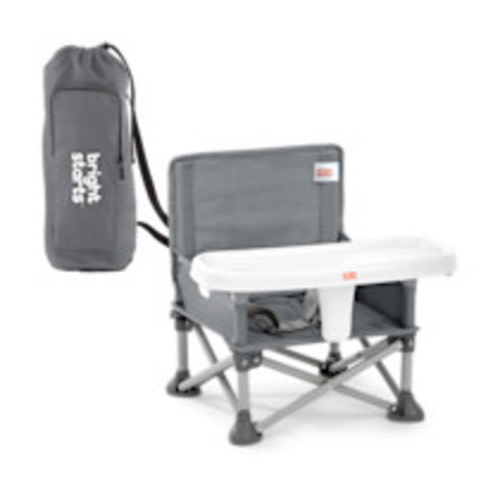 Bright Starts Pop 'N Sit Portable Booster - Grey