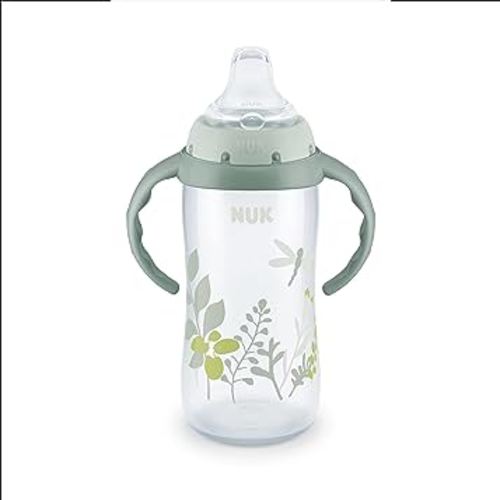 NUK for Nature Learner Cup, 10 oz, 9+ Months – BPA Free, Spill Proof Sippy Cup
