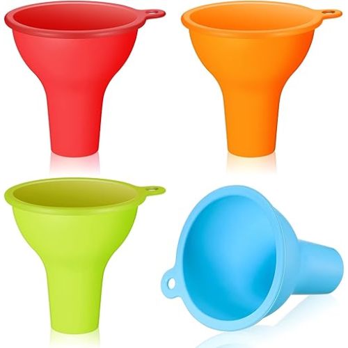 Silicone Funnels 4 Pieces Funnel