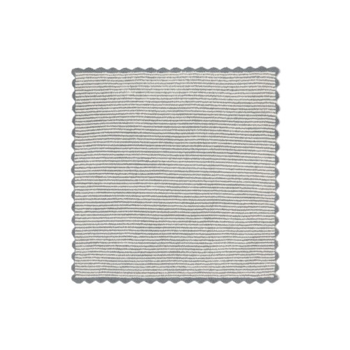 CozyChic Striped Scalloped Receiving Blanket